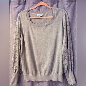 Liz Claiborne Light Gray Women's Sweater